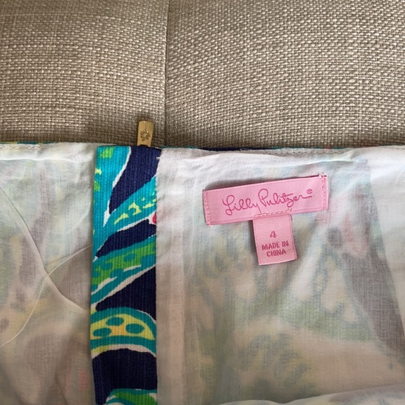 Lilly Pulitzer Pink Lace Trim Skirt - Picture 3 of 4